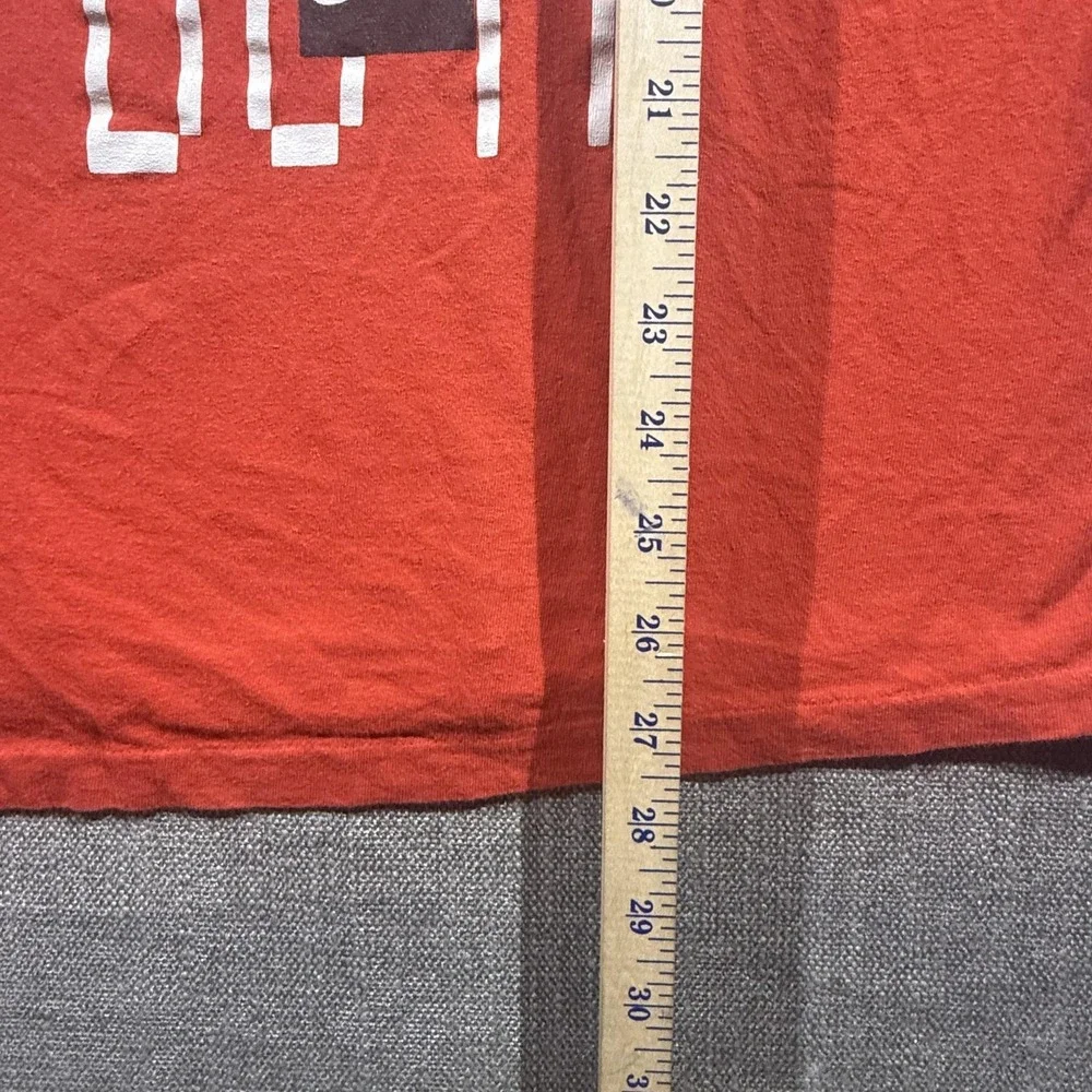 Vintage Nike Shirt Mens XL Orange Just Do It Stacked Graphic Made USA‎ 90s